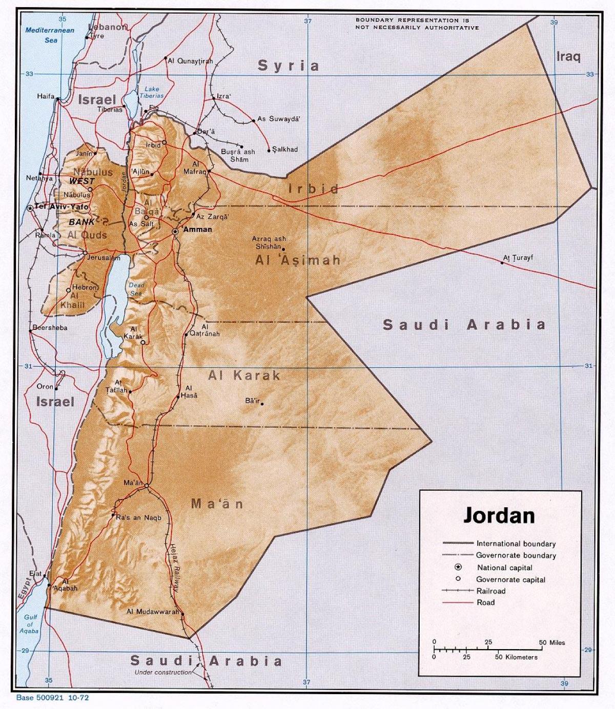 რუკაზე აჩვენებს Jordan
