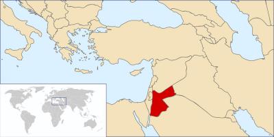 იორდანიის in მსოფლიო რუკა