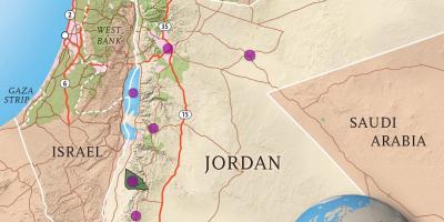 ხათუნა კალმახელიძემ იორდანიის სამეფოს რუკა