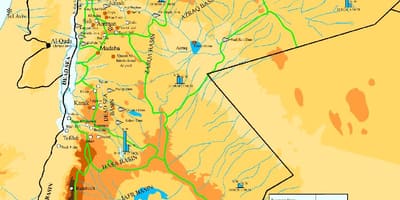 რუკა Jordan კლიმატის